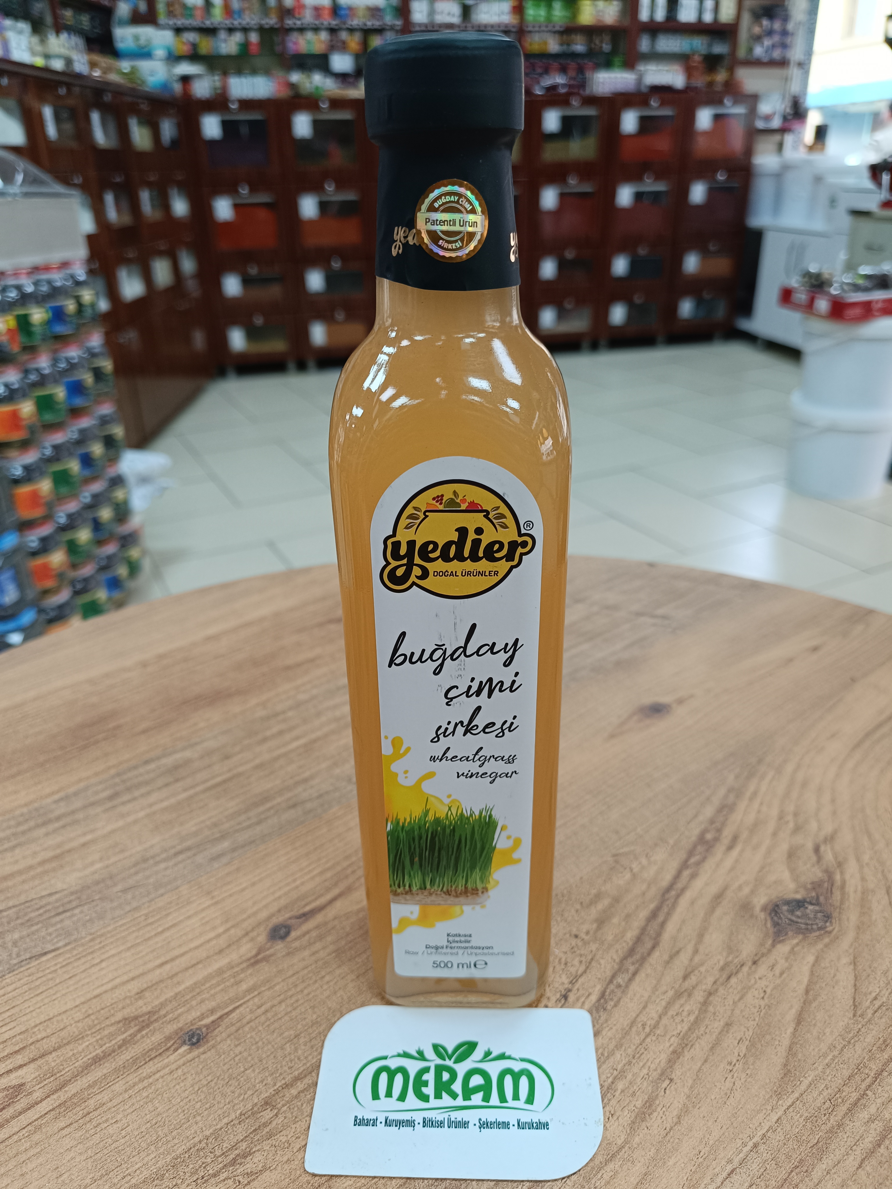 Yedier Buğday Çimi Sirkesi 500 ml