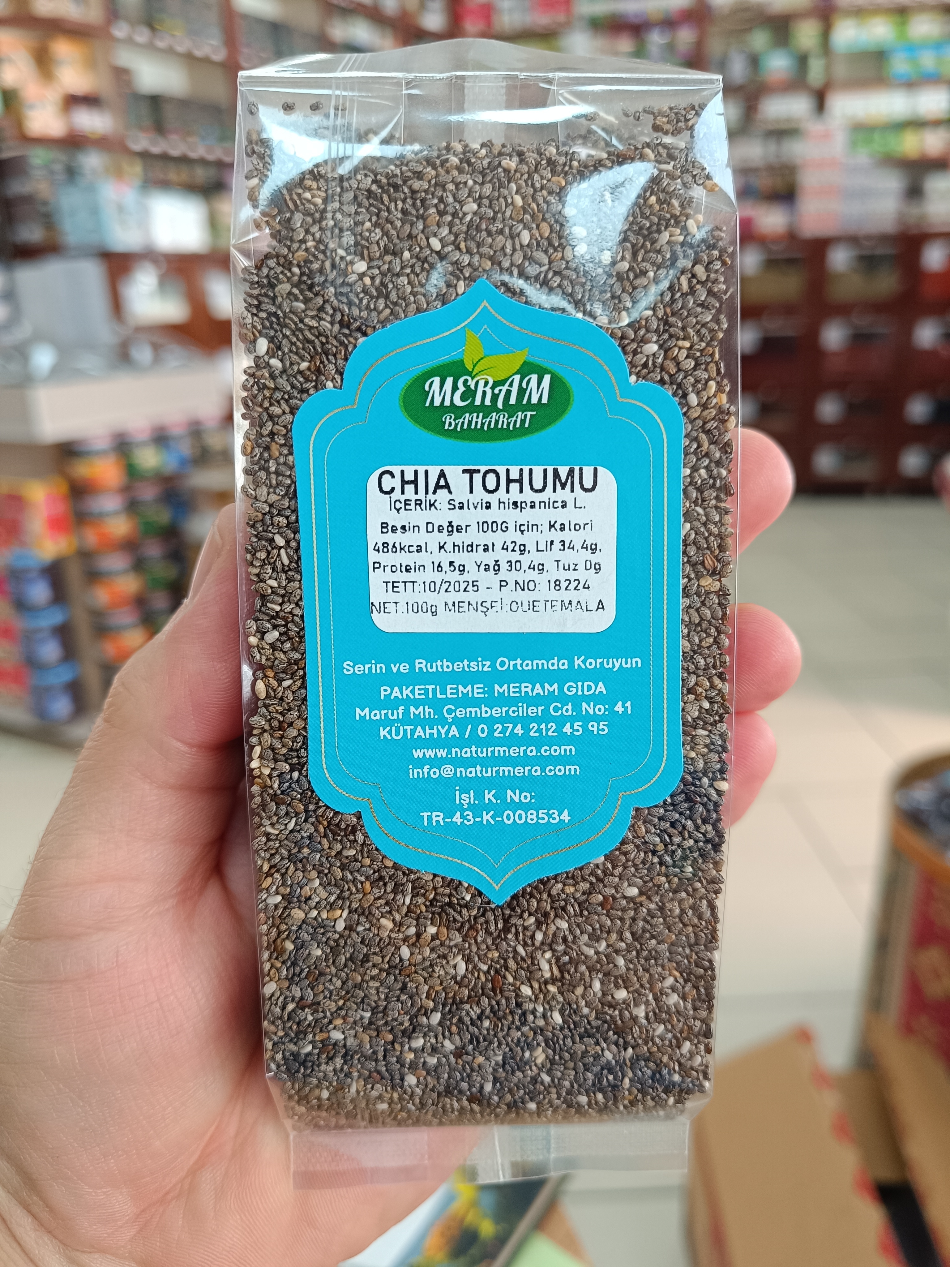 Chia Tohumu 100g