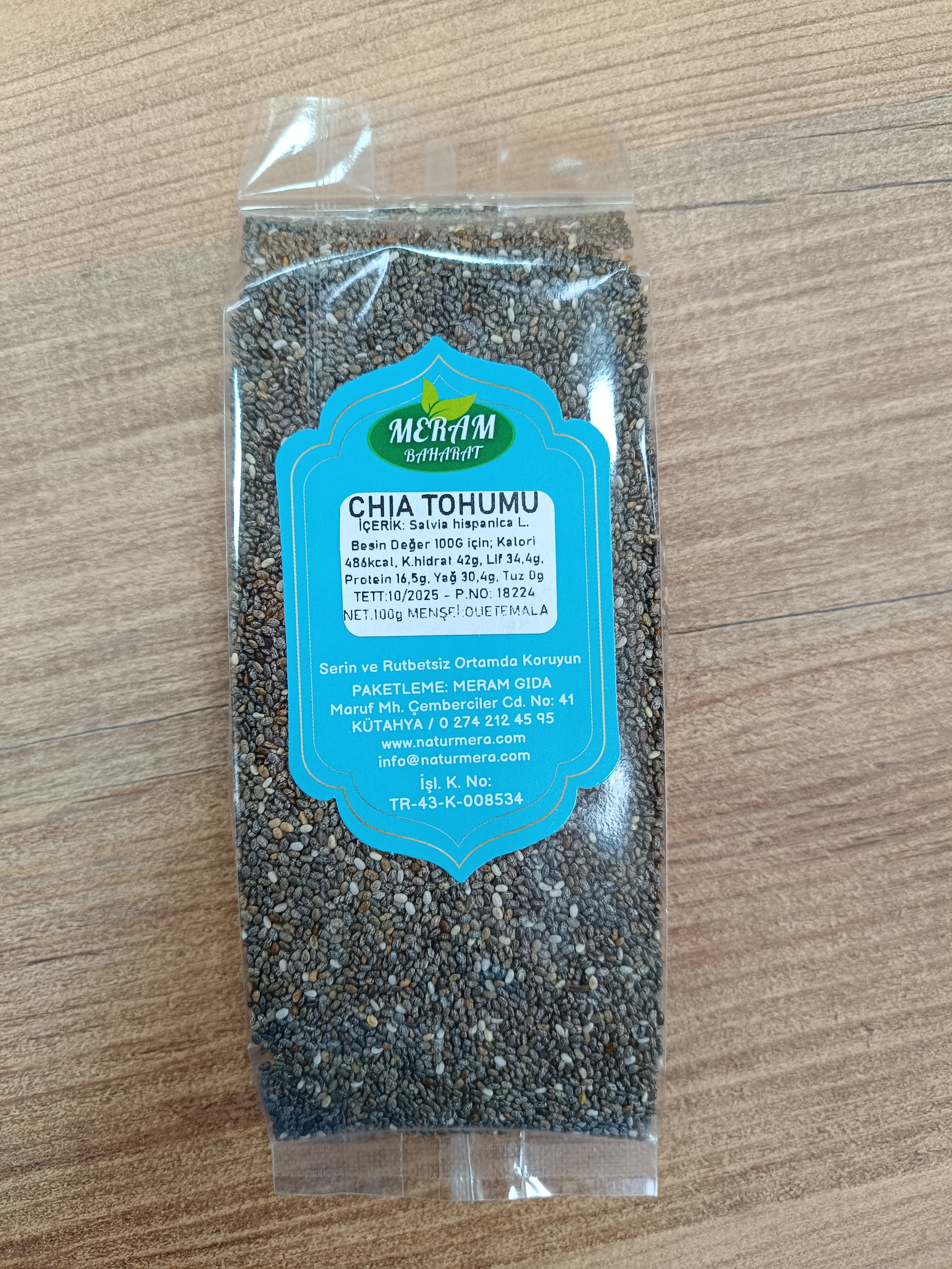 Chia Tohumu 100g